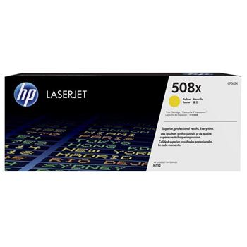 Picture of HP 508X High Yield Yellow Original LaserJet Toner Cartridge 9,500 pages
