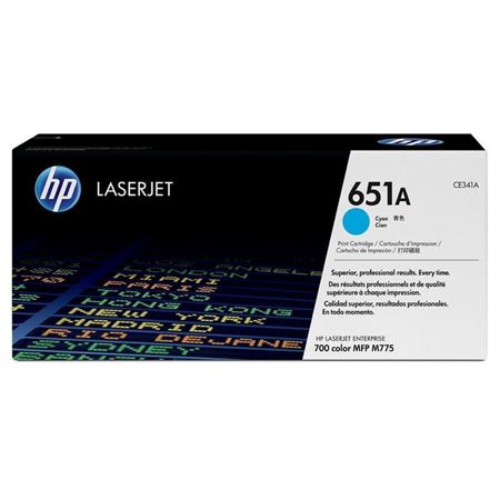 Picture of HP 651A Cyan Original LaserJet Toner Cartridge 16,000 pages