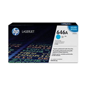 Picture of HP 646A Cyan Original LaserJet Toner Cartridge 12,500 pages