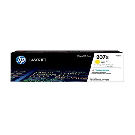 Picture of HP 207X High Yield Yellow Original LaserJet Toner Cartridge ~2,450 pages