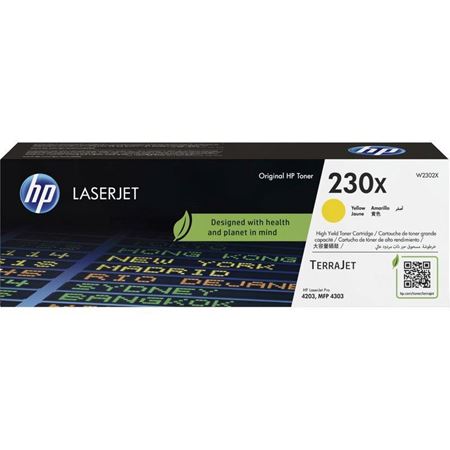 Picture of HP 230X High Yield Yellow Original LaserJet Toner Cartridge