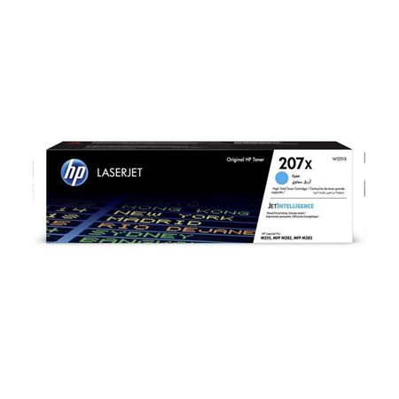 Picture of HP 207X High Yield Cyan Original LaserJet Toner Cartridge ~2,450 pages
