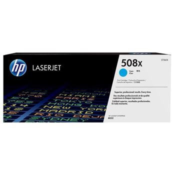 Picture of HP 508X High Yield Cyan Original LaserJet Toner Cartridge 9,500 pages