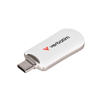 Picture of Verbatim Plectra USB-C Flash Drive White 128GB