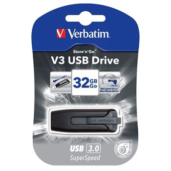 Picture of Verbatim 32GB V3 Store 'n' Go USB 3.0 - Grey