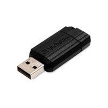 Picture of Verbatim 32GB Pinstripe USB 2.0 Flash Drive - Black