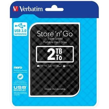 Picture of Verbatim Store 'n' Go 2.5" 1TB Portable Hard Drive USB - Black