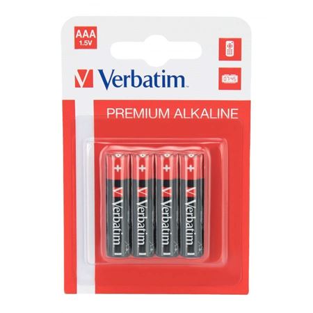 Picture of Verbatim AAA Alkaline Batteries (4 Pack)