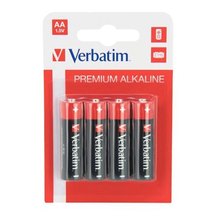 Picture of Verbatim AA Alkaline Batteries (4 Pack)