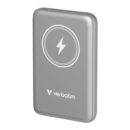 Picture of Verbatim Charge 'n' Go Magnetic Wireless Power Bank 10000mAh Grey