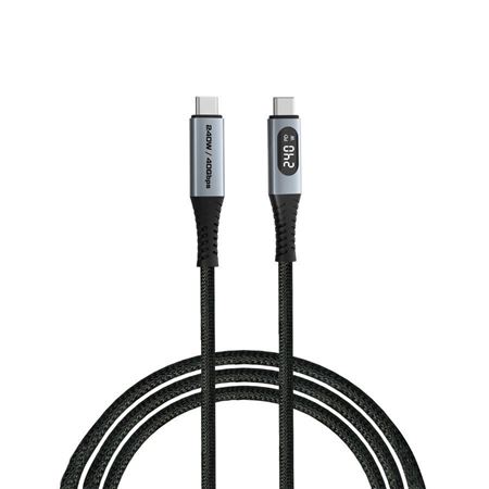 Picture of Verbatim Sync & Charge Cable USB-C to USB-C 240W 40Gbps Display 120cm