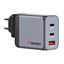 Picture of Verbatim GNC-65 GaN Charger 3 Port 65W USB-A/C (EU/UK/US)