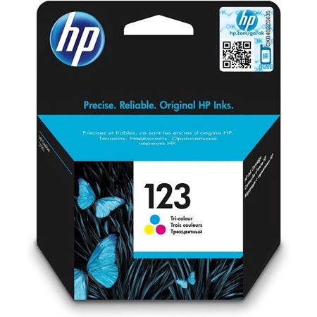 Picture of HP 123 Tri-colour Original Ink Cartridge ~100 pages