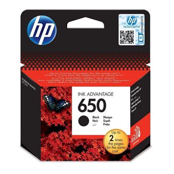 Picture of HP 650 Black Original Ink Cartridge