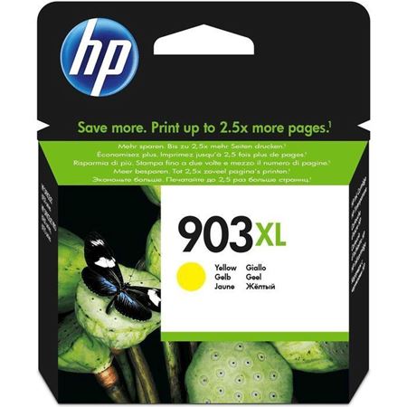 Picture of HP 903XL High Yield Yellow Original Ink Cartridge ~750 pgs