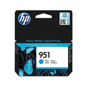 Picture of HP 951 Cyan Original Ink Cartridge ~535 pgs