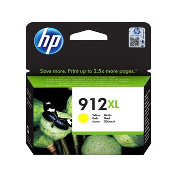 Picture of HP 912XL High Yield Yellow Original Ink Cartridge, 700 pages