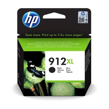 Picture of HP 912XL High Yield Black Original Ink Cartridge, 720 pages