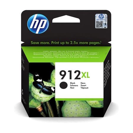 Picture of HP 912XL High Yield Black Original Ink Cartridge, 720 pages