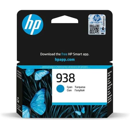 Picture of HP 938 Cyan Original Ink Cartridge ~800 pages