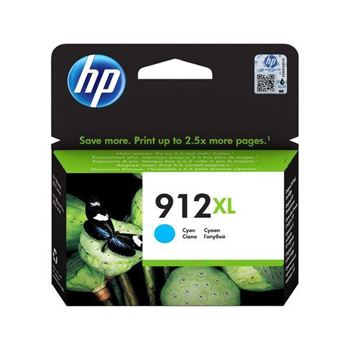 Picture of HP 912XL High Yield Cyan Original Ink Cartridge, 700 pages