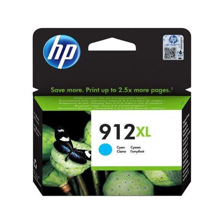 Picture of HP 912XL High Yield Cyan Original Ink Cartridge, 700 pages