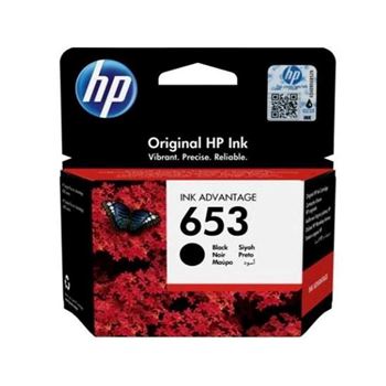 Picture of HP 653 Black Original Ink Advantage Cartridge ~360 pages