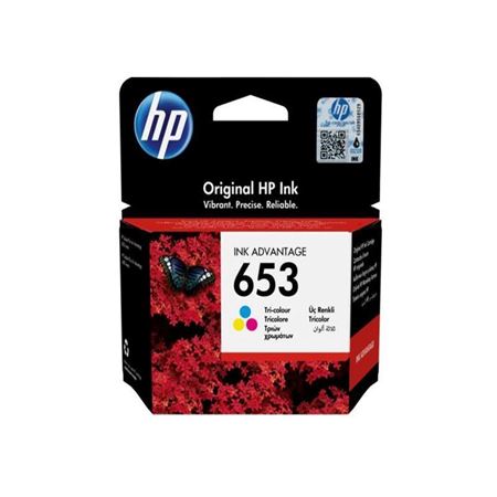 Picture of HP 653 Tri-colour Original Ink Advantage Cartridge ~200 pages