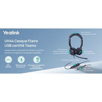Picture of Yealink UH44 Mono Teams USB-C Headset