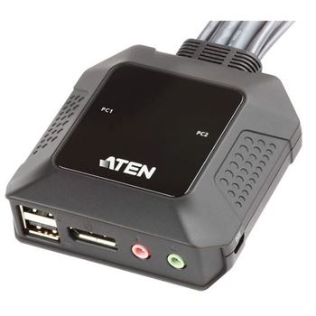 Picture of ATEN CS22DP 2-port USB DisplayPort Cable KVM Switch