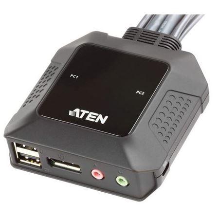Picture of ATEN CS22DP 2-port USB DisplayPort Cable KVM Switch