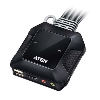 Picture of ATEN CS22H 2-Port USB 4K HDMI Cable KVM Switch with Remote Port Selector
