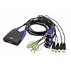 Picture of ATEN CS64US 4-Port USB VGA Audio Cable KVM Switch with 1.2m Cables