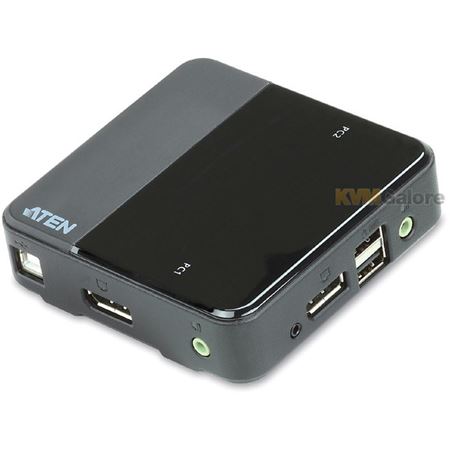 Picture of ATEN CS782DP 2-Port 4K DisplayPort KVM Switch with Audio and 2 Cables