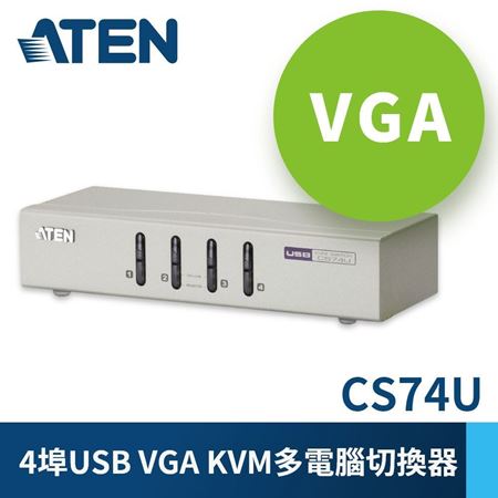 Picture of ATEN CS74U 4-Port USB VGA/Audio KVM Switch