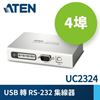 Picture of ATEN UC2324 4-Port USB to Serial RS-232 Hub