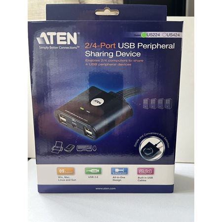 Picture of ATEN US224 2-Port USB 2.0 Sharing Hub for 4 Devices