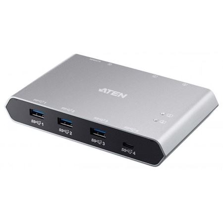 Picture of ATEN US3342 2-Port USB-C Gen 2 Sharing Switch with Power Pass-through