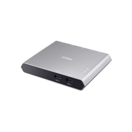 Picture of ATEN US3310 2-Port USB-C Dock Switch with Power Pass-through