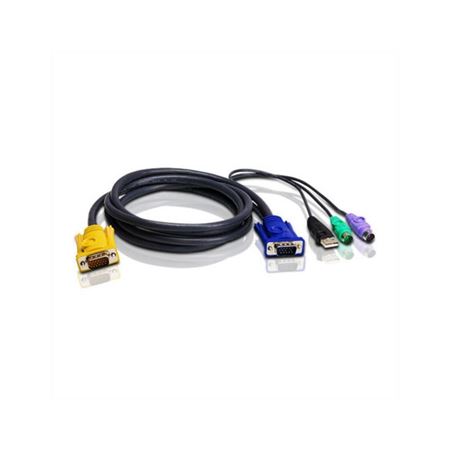Picture of ATEN 2L-5303UP 3m USB/PS2 Combo KVM Cable for CS82/84U