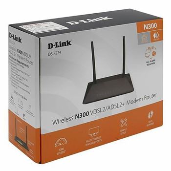 Picture of D-Link DSL-224 N300 VDSL2/ADSL2+ 4-Port Wi-Fi Router