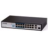 Picture of D-Link DES-F1016P-E 16-Port 10/100 Long Range PoE+ Surveillance Switch