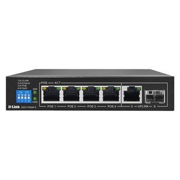 Picture of D-Link DGS-F1006P-E 6-Port Gigabit Long Range PoE Switch