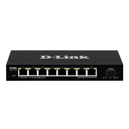 Picture of D-Link DMS-F109TS 8-Port 2.5G Unmanaged Switch with 10G Uplink
