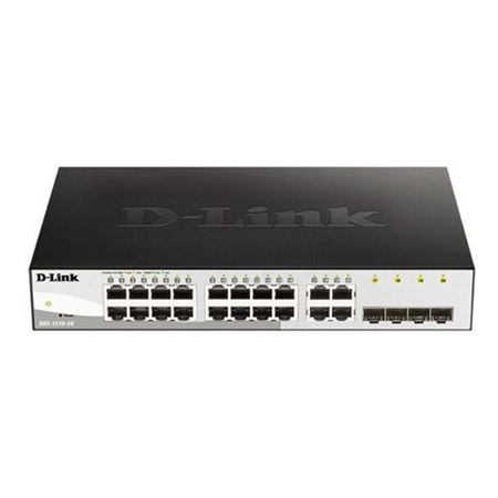 Picture of D-Link DGS-F1210-18PS-E 16-Port Gigabit Long Range PoE Smart Switch with 2 SFP