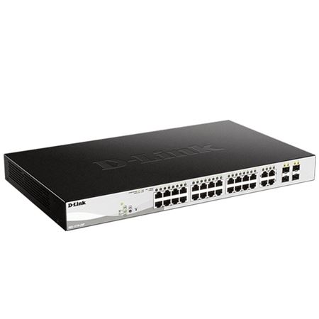 Picture of D-Link DGS-F1210-26PS-E 24-Port Gigabit Long Range PoE Smart Switch with 2 SFP