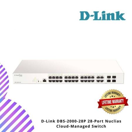 Picture of D-Link DBS-2000-28 Nuclias 24-Port Gigabit Cloud Managed Switch