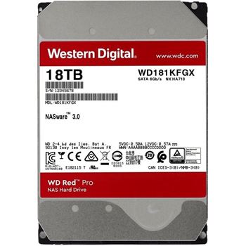 Picture of WD Red Pro 18TB 3.5" NAS Hard Drive