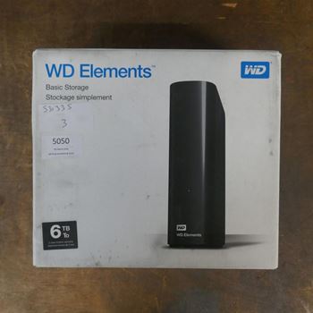 Picture of WD Elements Desktop 6TB USB 3.0 External Hard Drive