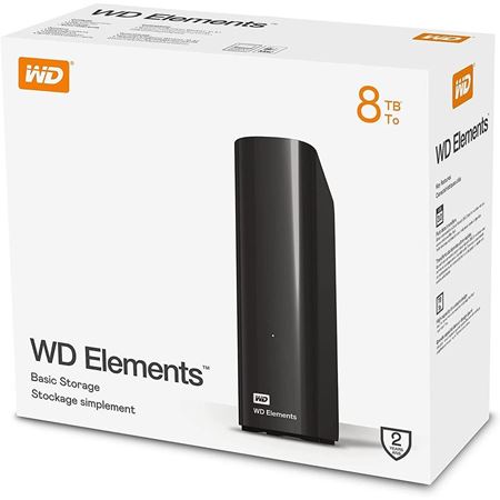 Picture of WD Elements Desktop 8TB USB 3.0 External Hard Drive